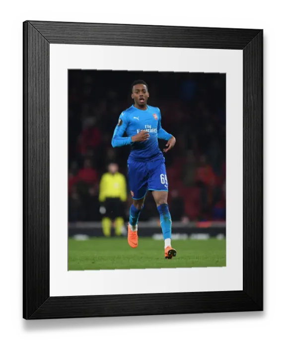 Framed Print : Joe Willock in Action: Arsenal vs Östersunds FK, Europa League 2018