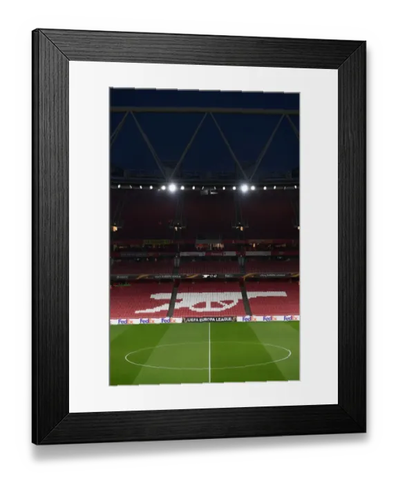 Framed Print : Emirates Stadium: Arsenal's Europa League Battlefield vs Östersunds FK (2017-18)