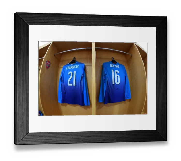 Framed Print : Arsenal Changing Room: Calum Chambers and Rob Holding Await Europa League Battle Against Östersunds FK Framed Print : Arsenal Changing Room: Calum Chambers and Rob Holding Await Europa League Battle Against Östersunds FK