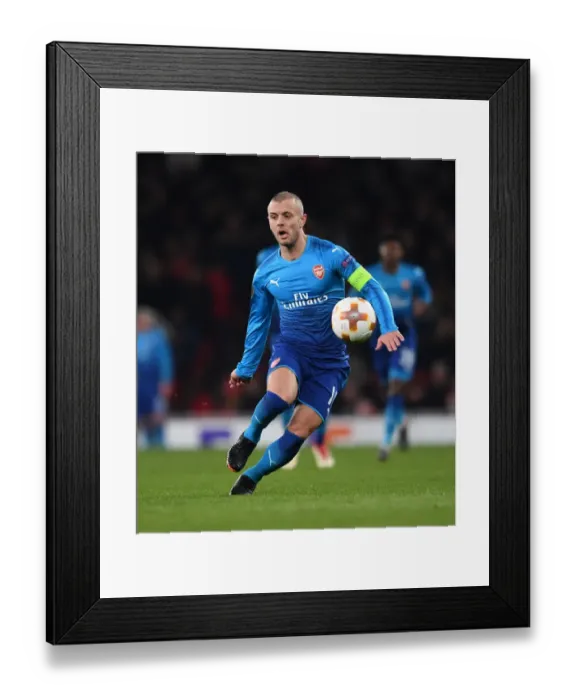 Framed Print : Jack Wilshere Leads Arsenal in Europa League Clash against Östersunds FK Framed Print : Jack Wilshere Leads Arsenal in Europa League Clash against Östersunds FK