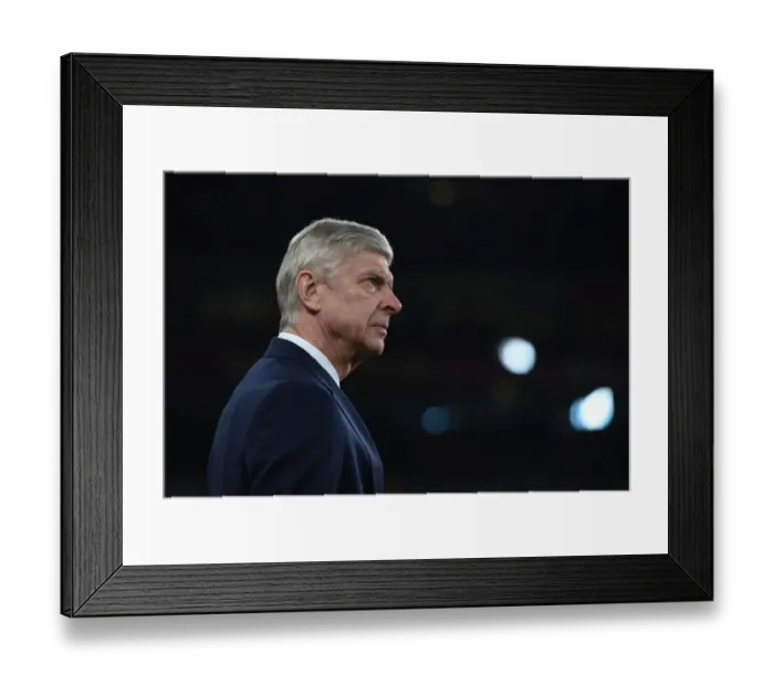 Framed Print : Arsene Wenger: Arsenal Manager Prepares for Europa League Battle (2017-18) Framed Print : Arsene Wenger: Arsenal Manager Prepares for Europa League Battle (2017-18)