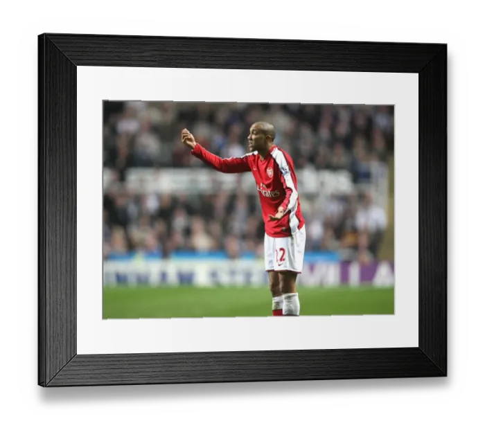 Framed Print : Gael Clichy in Action: Arsenal's Dominance over Newcastle United (3:1), Barclays Premier League, 2009