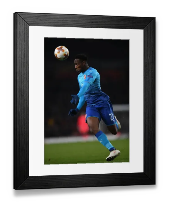 Framed Print : Danny Welbeck in Action: Arsenal vs Östersunds FK, Europa League 2018