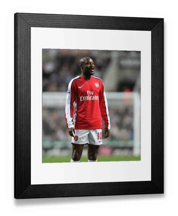 Framed Print : Gallas's Glory: Arsenal's 3-1 Victory Over Newcastle United, 2009