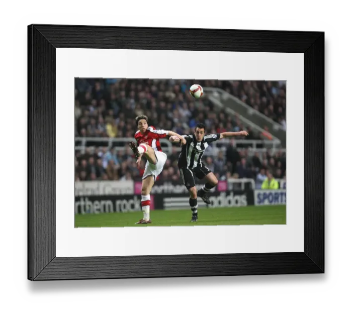 Framed Print : Samir Nasri (Arsenal) Jose Enrique (Newcastle) Framed Print : Samir Nasri (Arsenal) Jose Enrique (Newcastle)