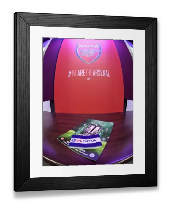 Framed Print : Arsenal v Manchester City - Carabao Cup Final