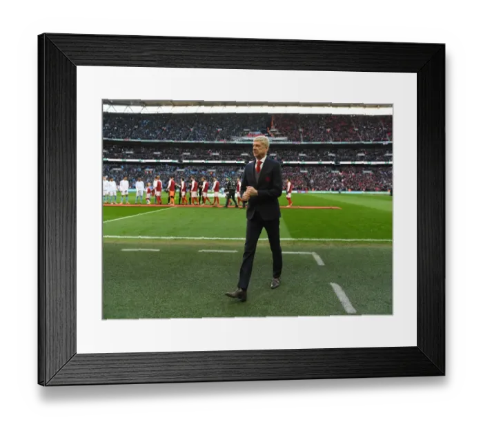 Framed Print : Arsene Wenger before Arsenal vs Manchester City - Carabao Cup Final, 2018 Framed Print : Arsene Wenger before Arsenal vs Manchester City - Carabao Cup Final, 2018