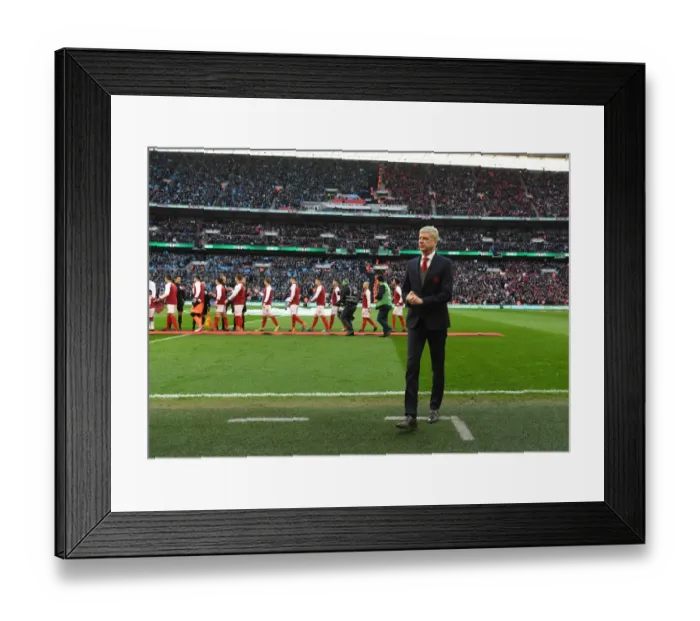 Framed Print : Arsene Wenger: Arsenal Manager at 2018 Carabao Cup Final vs Manchester City Framed Print : Arsene Wenger: Arsenal Manager at 2018 Carabao Cup Final vs Manchester City