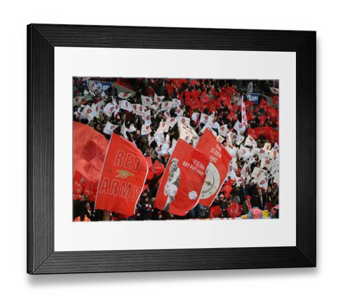 Framed Print : Arsenal Fans United at Wembley: The Great Showdown - Arsenal vs Manchester City Carabao Cup Final Framed Print : Arsenal Fans United at Wembley: The Great Showdown - Arsenal vs Manchester City Carabao Cup Final