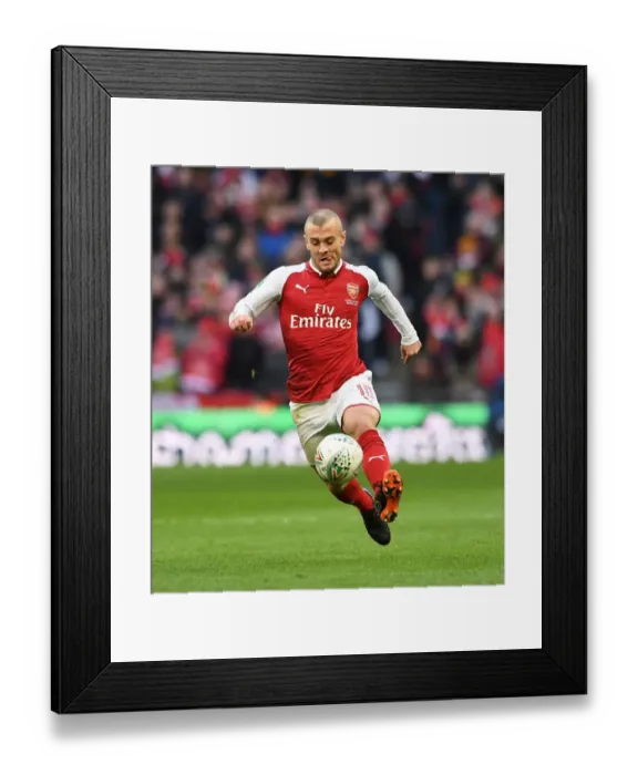 Framed Print : Jack Wilshere in Action: Arsenal vs Manchester City - Carabao Cup Final 2018 Framed Print : Jack Wilshere in Action: Arsenal vs Manchester City - Carabao Cup Final 2018