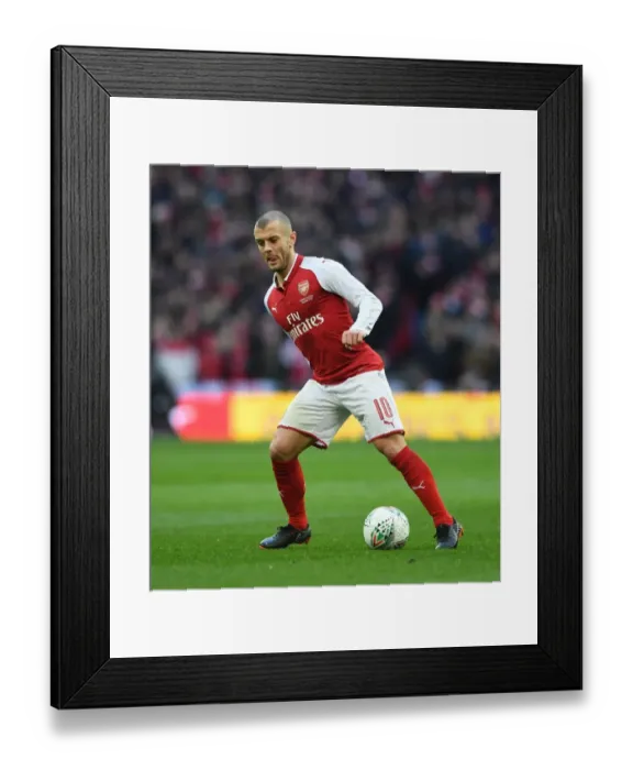 Framed Print : Jack Wilshere in Action: Arsenal vs Manchester City - Carabao Cup Final 2018 Framed Print : Jack Wilshere in Action: Arsenal vs Manchester City - Carabao Cup Final 2018