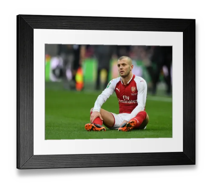 Framed Print : Jack Wilshere in Action: Arsenal vs Manchester City - Carabao Cup Final 2018 Framed Print : Jack Wilshere in Action: Arsenal vs Manchester City - Carabao Cup Final 2018