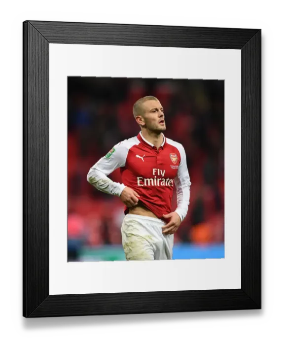Framed Print : Jack Wilshere - Arsenal's Pride in Carabao Cup Final Defeat to Manchester City Framed Print : Jack Wilshere - Arsenal's Pride in Carabao Cup Final Defeat to Manchester City