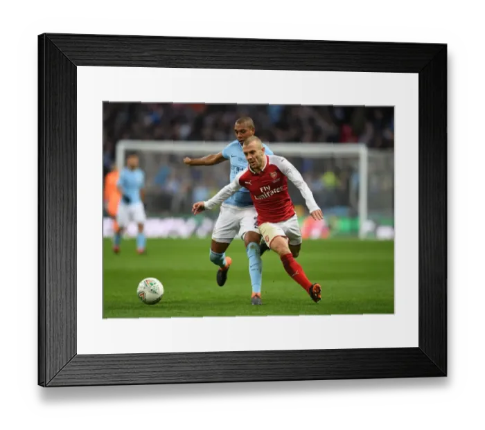 Framed Print : Clash of Midfield Titans: Jack Wilshere vs Fernandinho - Arsenal vs Manchester City Carabao Cup Final Framed Print : Clash of Midfield Titans: Jack Wilshere vs Fernandinho - Arsenal vs Manchester City Carabao Cup Final