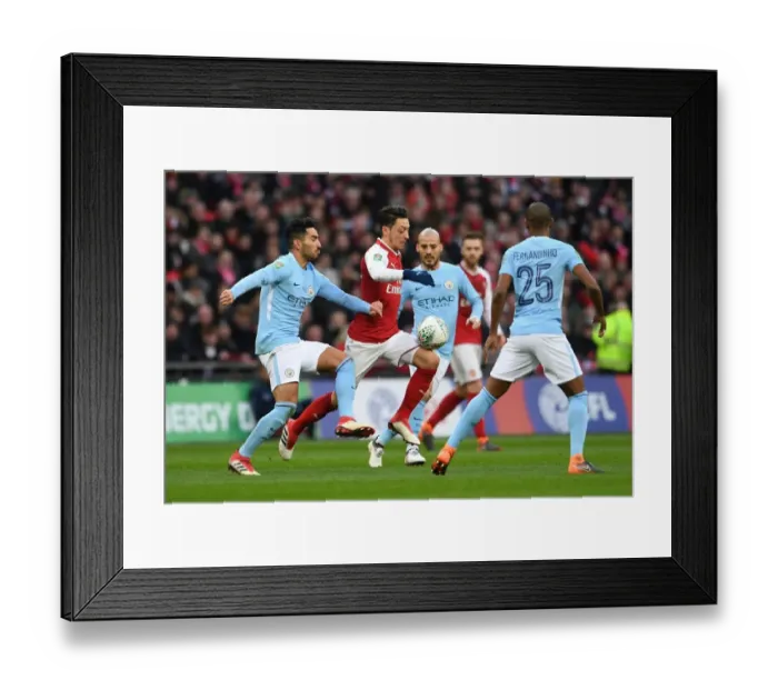 Framed Print : Mesut Ozil vs Ilkay Gundogan: Clash of the Midfield Maestros - Arsenal v Manchester City Carabao Cup Final Framed Print : Mesut Ozil vs Ilkay Gundogan: Clash of the Midfield Maestros - Arsenal v Manchester City Carabao Cup Final