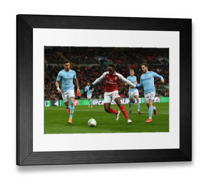 Framed Print : Arsenal vs Manchester City: Welbeck vs Kompany-Silva Battle at the Carabao Cup Final Framed Print : Arsenal vs Manchester City: Welbeck vs Kompany-Silva Battle at the Carabao Cup Final