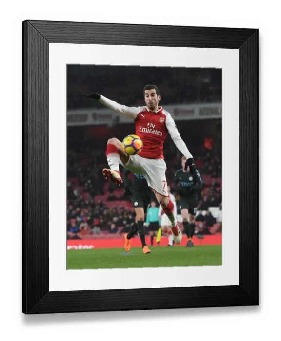 Framed Print : Mkhitaryan in Action: Arsenal vs Manchester City, Premier League 2017-18 Framed Print : Mkhitaryan in Action: Arsenal vs Manchester City, Premier League 2017-18