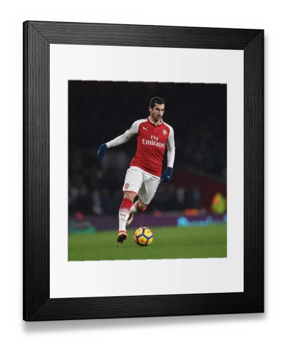 Framed Print : Arsenal vs Manchester City: Mkhitaryan vs Otamendi Clash in Premier League Showdown Framed Print : Arsenal vs Manchester City: Mkhitaryan vs Otamendi Clash in Premier League Showdown