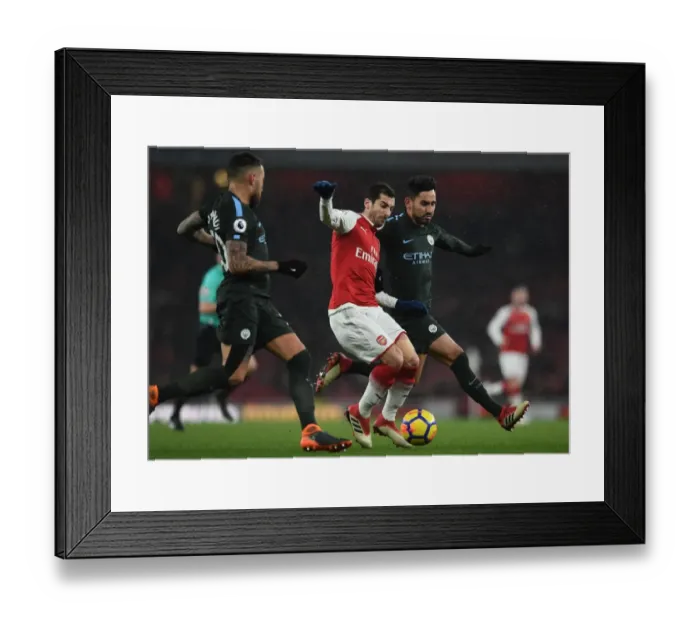 Framed Print : Clash of Midfield Talents: Mkhitaryan vs. Gundogan - Arsenal vs. Manchester City Framed Print : Clash of Midfield Talents: Mkhitaryan vs. Gundogan - Arsenal vs. Manchester City