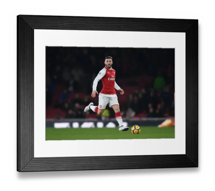 Framed Print : Sead Kolasinac in Action: Arsenal vs Manchester City, Premier League 2017-18 Framed Print : Sead Kolasinac in Action: Arsenal vs Manchester City, Premier League 2017-18