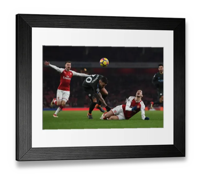 Framed Print : Mkhitaryan vs. Otamendi: Battle at Emirates - Arsenal vs. Manchester City, Premier League Framed Print : Mkhitaryan vs. Otamendi: Battle at Emirates - Arsenal vs. Manchester City, Premier League