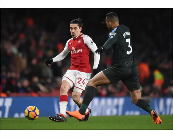 Bellerin vs Danilo: Intense Battle at the Emirates - Arsenal vs Manchester City, Premier League 2017-18