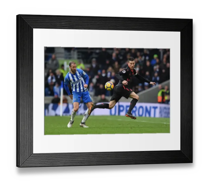 Framed Print : Koscielny vs Murray: Intense Battle in Brighton and Hove Albion vs Arsenal Premier League Clash Framed Print : Koscielny vs Murray: Intense Battle in Brighton and Hove Albion vs Arsenal Premier League Clash