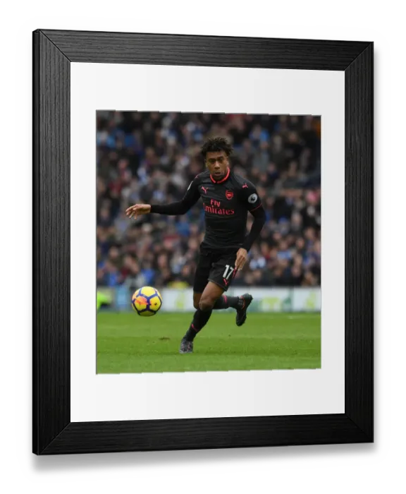 Framed Print : Alex Iwobi in Action: Arsenal vs. Brighton & Hove Albion, Premier League 2017-18 Framed Print : Alex Iwobi in Action: Arsenal vs. Brighton & Hove Albion, Premier League 2017-18