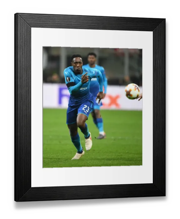 Framed Print : Danny Welbeck in Action: Arsenal vs. AC Milan, UEFA Europa League Round of 16 (First Leg) Framed Print : Danny Welbeck in Action: Arsenal vs. AC Milan, UEFA Europa League Round of 16 (First Leg)