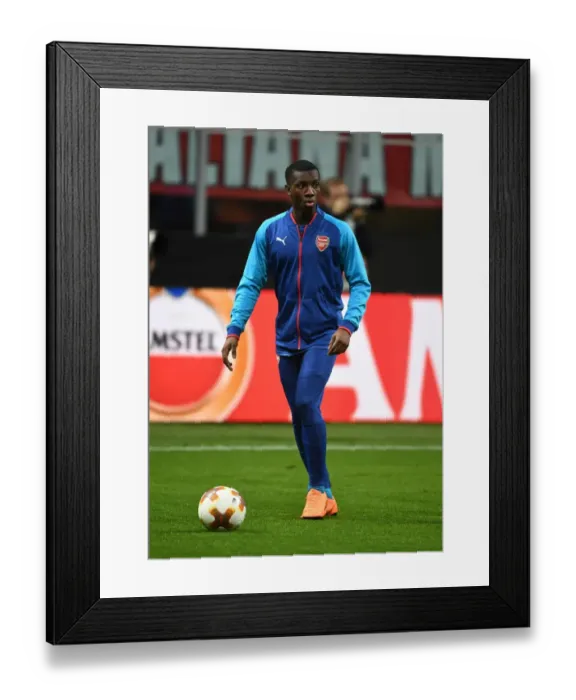 Framed Print : Eddie Nketiah: Arsenal's Ready-to-Rise Star Faces AC Milan in Europa League Showdown Framed Print : Eddie Nketiah: Arsenal's Ready-to-Rise Star Faces AC Milan in Europa League Showdown