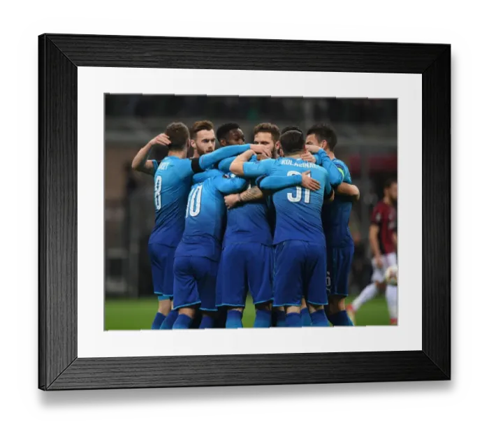Framed Print : Henrikh Mkhitaryan Scores First Goal: Arsenal's Europa League Victory Against AC Milan (2018) Framed Print : Henrikh Mkhitaryan Scores First Goal: Arsenal's Europa League Victory Against AC Milan (2018)