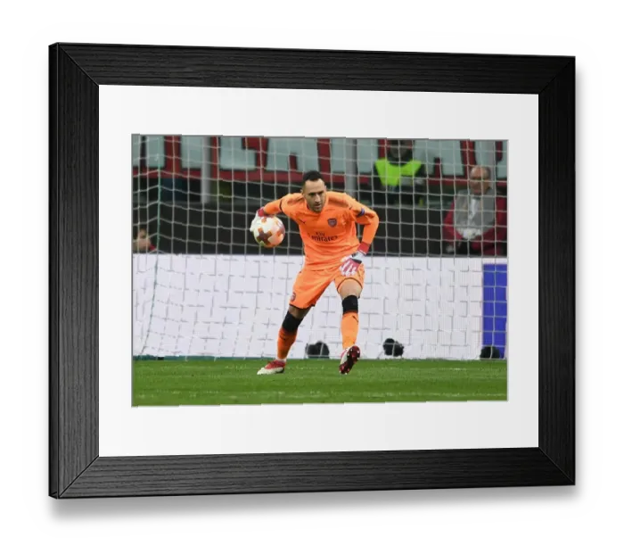 Framed Print : David Ospina: Arsenal's Wall in Milan's Europa League Battle (2018)