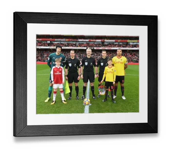 Framed Print : Arsenal vs. Watford: Premier League Clash at Emirates Stadium