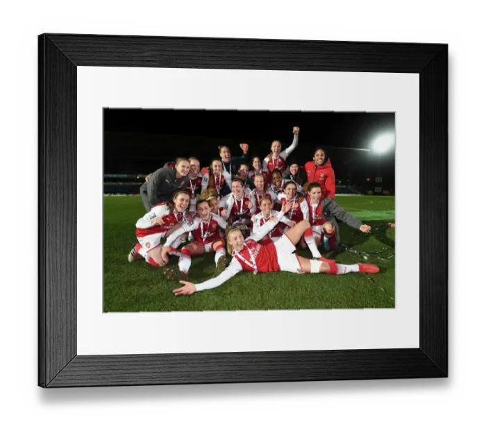 Framed Print : Arsenal Women v Manchester City Ladies: Continental Cup Final Framed Print : Arsenal Women v Manchester City Ladies: Continental Cup Final