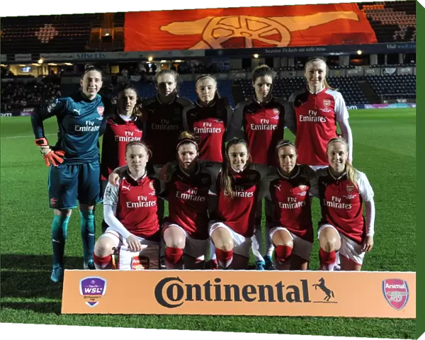 Arsenal team. Arsenal Women 1: 0 Manchester City Ladies. The FA WSL Continental Cup Final