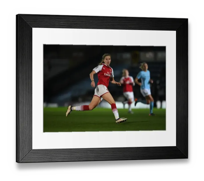 Framed Print : Vivianne Miedema in Action: Arsenal Women vs Manchester City Ladies - Continental Cup Final