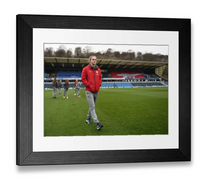 Framed Print : Vivianne Miedema Prepares for Arsenal Women's Continental Cup Final Showdown Against Manchester City Ladies Framed Print : Vivianne Miedema Prepares for Arsenal Women's Continental Cup Final Showdown Against Manchester City Ladies