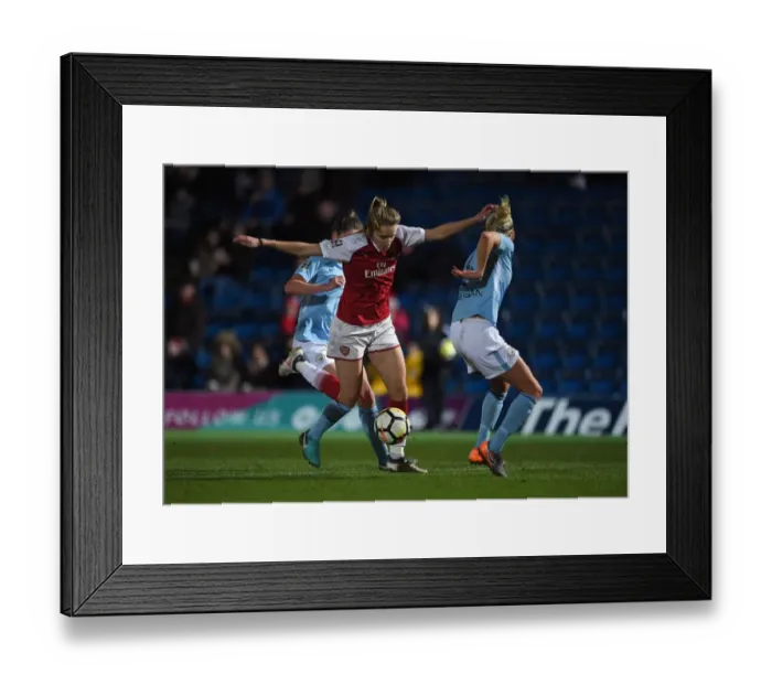 Framed Print : Clash of the Titans: Miedema vs. Houghton - FA Women's Continental Cup Final Showdown