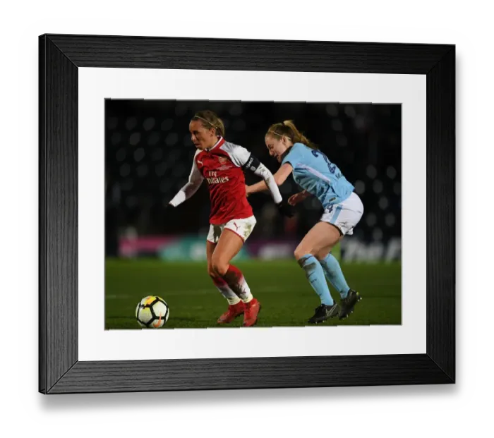 Framed Print : Arsenal vs Manchester City Women: Continental Cup Final Showdown - Nobbs vs Walsh Framed Print : Arsenal vs Manchester City Women: Continental Cup Final Showdown - Nobbs vs Walsh