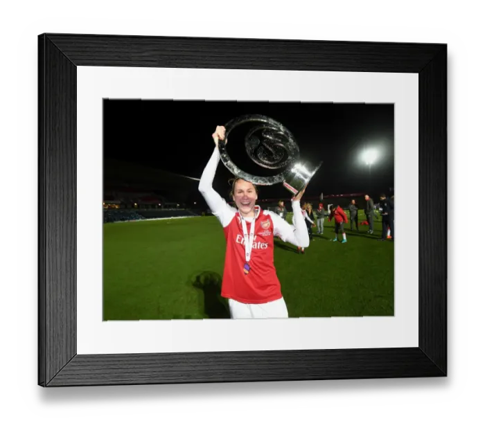 Framed Print : Heather O'Reilly Celebrates Arsenal Women's Continental Cup Victory Framed Print : Heather O'Reilly Celebrates Arsenal Women's Continental Cup Victory