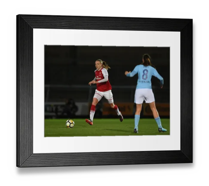 Framed Print : Arsenal's Louise Quinn in Action against Manchester City Ladies in Continental Cup Final Framed Print : Arsenal's Louise Quinn in Action against Manchester City Ladies in Continental Cup Final