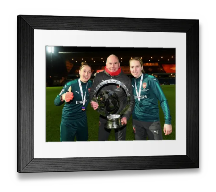Framed Print : Arsenal Women vs Manchester City Ladies: Battle for the Continental Cup Title at Adams Park (March 14, 2018) Framed Print : Arsenal Women vs Manchester City Ladies: Battle for the Continental Cup Title at Adams Park (March 14, 2018)