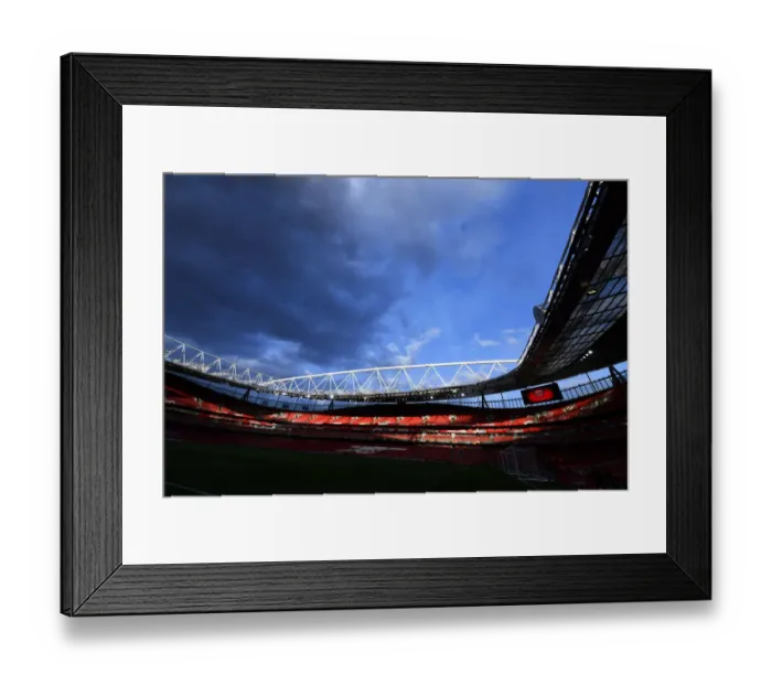 Framed Print : Arsenal vs AC Milan: Europa League Showdown at Emirates Stadium Framed Print : Arsenal vs AC Milan: Europa League Showdown at Emirates Stadium