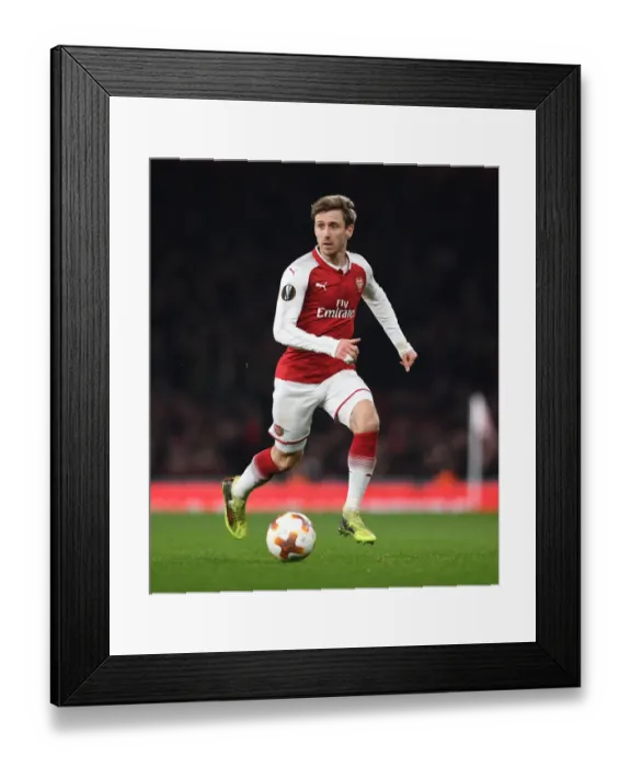 Framed Print : Nacho Monreal in Action: Arsenal vs AC Milan, UEFA Europa League 2018 Framed Print : Nacho Monreal in Action: Arsenal vs AC Milan, UEFA Europa League 2018