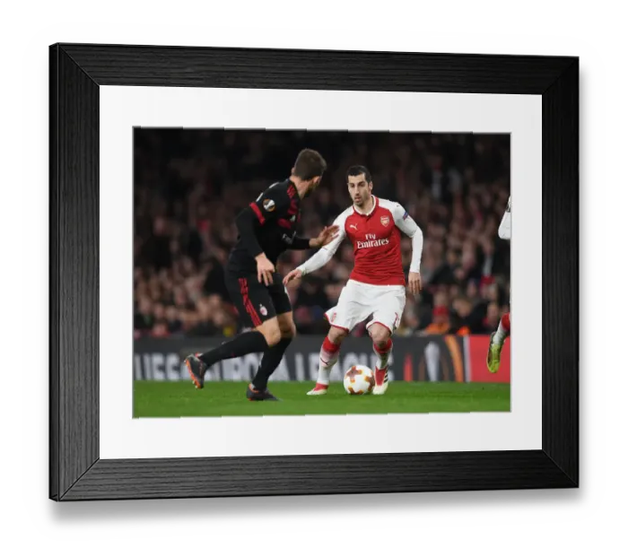 Framed Print : Mkhitaryan Shines: Arsenal vs AC Milan, Europa League 2018