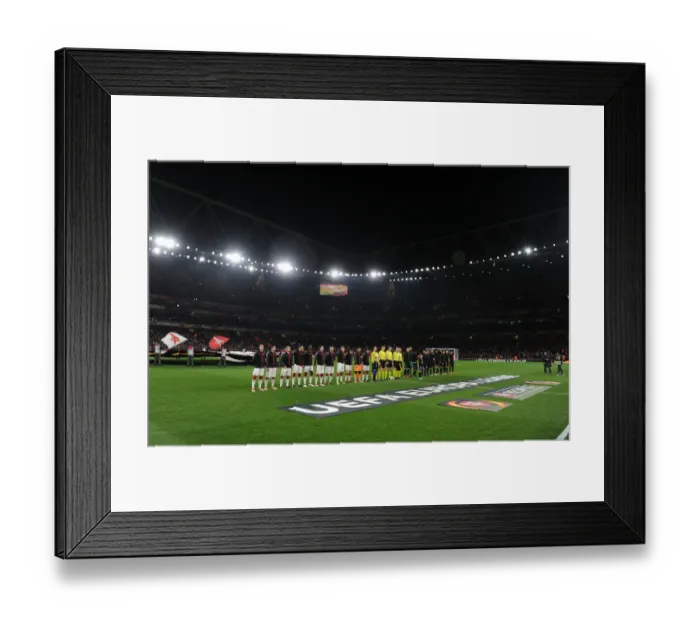 Framed Print : Arsenal vs AC Milan - UEFA Europa League Showdown: Clash of the Titans (2017-18) Framed Print : Arsenal vs AC Milan - UEFA Europa League Showdown: Clash of the Titans (2017-18)