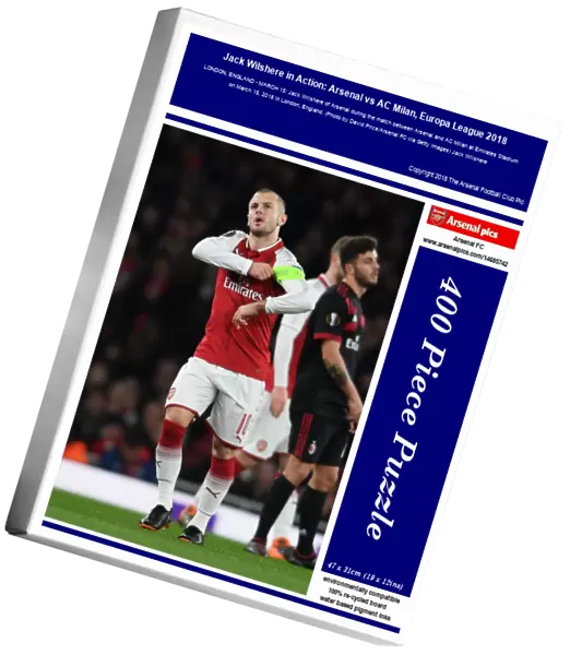 Jack Wilshere in Action: Arsenal vs AC Milan, Europa League 2018