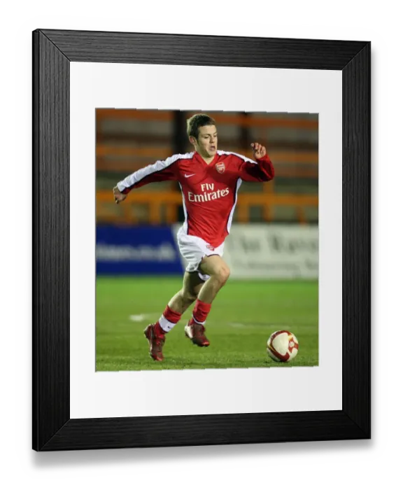 Framed Print : Jack Wilshere in Action: Arsenal vs. West Ham United Reserves, 0:1 (Arsenal Reserves, Premier Reserve League South, Underhill, Barnet, 9 / 3 / 09)