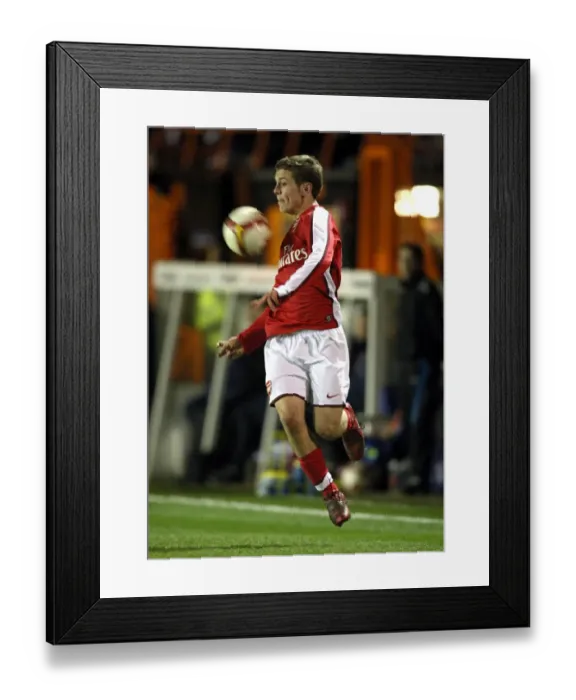 Framed Print : Jack Wilshere in Action: Arsenal vs. West Ham United Reserves (0:1), September 3, 2009