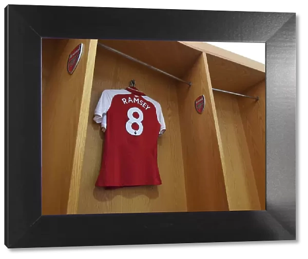 Aaron Ramsey Prepares for Arsenal vs Stoke City Match, Premier League 2017-18